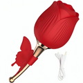 ARMONY - BUTTERFLY FLOWER SUCTION CUP RED