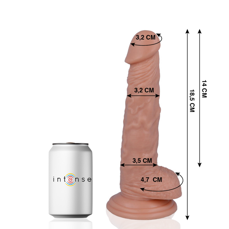 MR INTENSE - 13 PENE REALISTA 18.5 CM -O- 3.2 CM