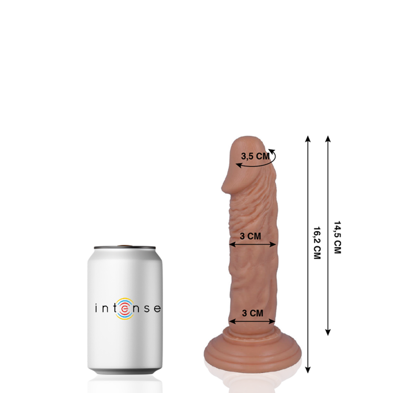MR INTENSE - 3 REALISTIC PENISES 16.2 CM -O- 3 CM
