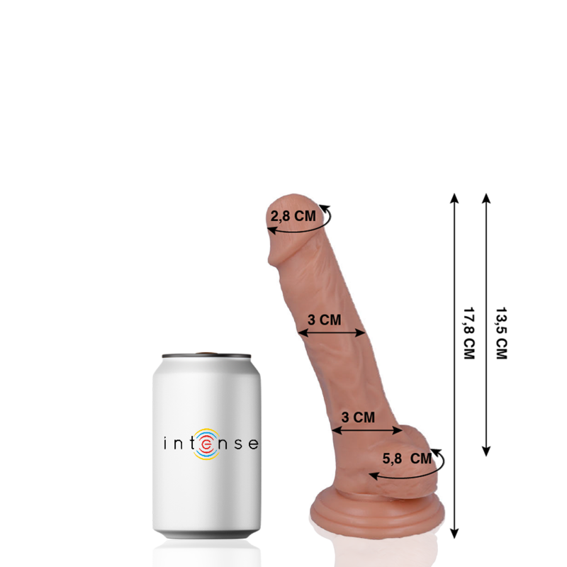 MR INTENSE - 9 PENE REALISTA 17.8 CM -Ø- 3 CM