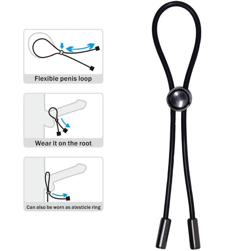 PRETTY LOVE - PENIS, CORD, AND TESTICLE RING