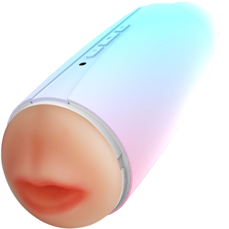 ARMONY - MASTURBATORE VIBRANTE DOPPIO VAGINA E BOCCA ARCOBALENO
