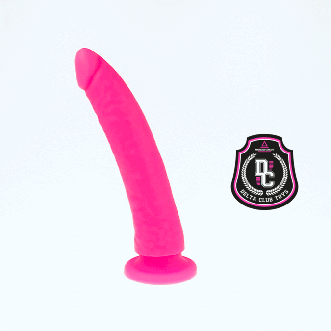 DELTA CLUB - DILDO MÉDICAL EN SILICONE ROSE 17 CM - Ø 3 CM
