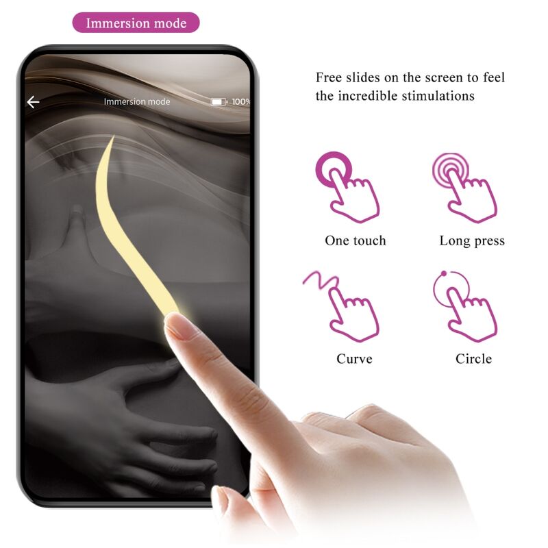 PRETTY LOVE - VIBRADOR CON CONTROL REMOTO POR APLICACIÓN JAYLEEN VIOLETA