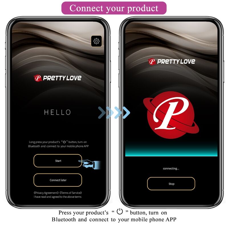 PRETTY LOVE - VIBRADOR CON CONTROL REMOTO POR APLICACIÓN JAYLEEN VIOLETA