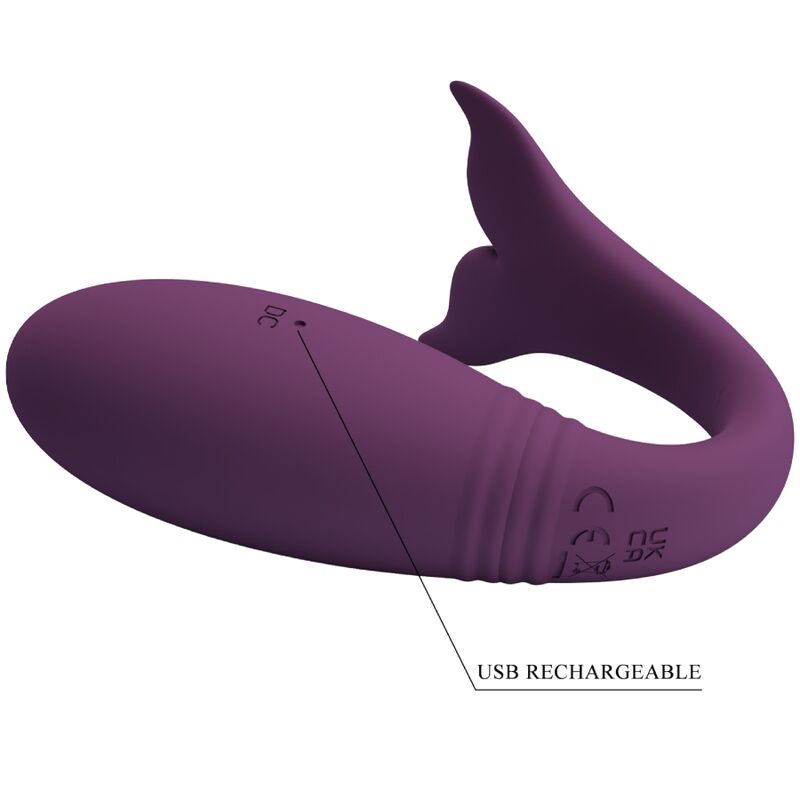 PRETTY LOVE - VIBRADOR CON CONTROL REMOTO POR APLICACIÓN JAYLEEN VIOLETA