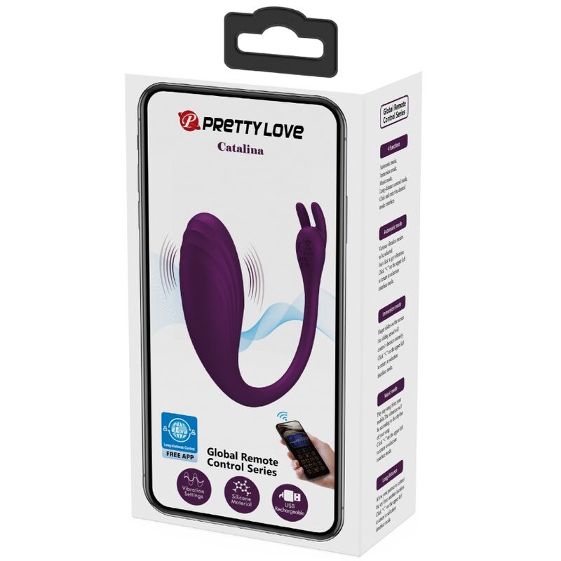 PRETTY LOVE - TELECOMANDO VIBRATORE CATALINA APP VIOLA