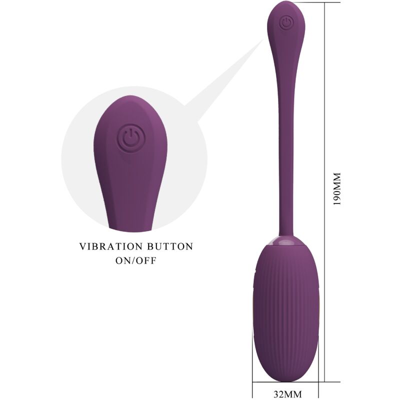 PRETTY LOVE - DOREEN HUEVO VIBRADOR RECARGABLE VIOLETA
