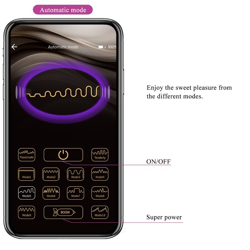 PRETTY LOVE - DOREEN HUEVO VIBRADOR RECARGABLE VIOLETA