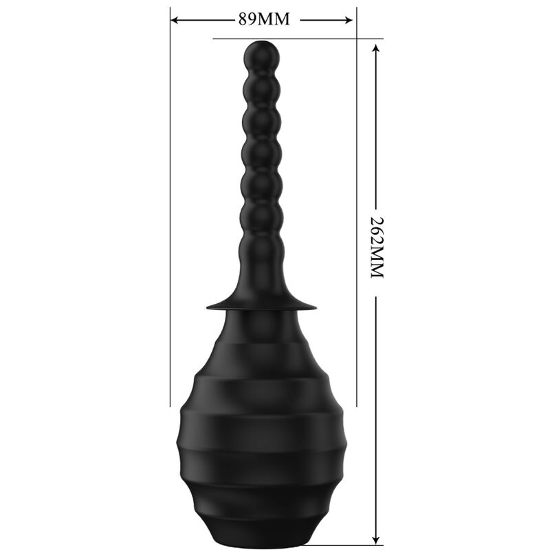 MR PLAY - POTENTE VIBRADOR CON CONTROL REMOTO ANAL PLUG NEGRO