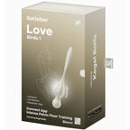 SATISFYER - SFERE VAGINALI VIBRANTI KEGEL LOVE BIRDS BIANCHE