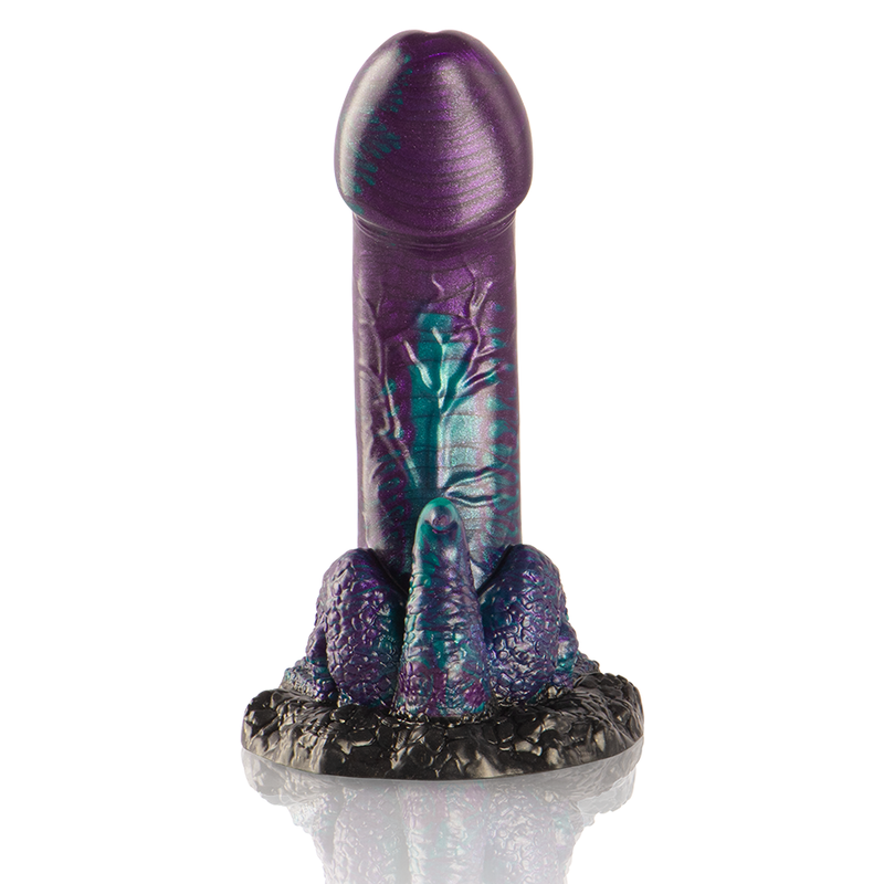 EPIC - DILDO BASILIC DOBLE PLACER ESCAMOSO TAMAÑO PEQUEÑO
