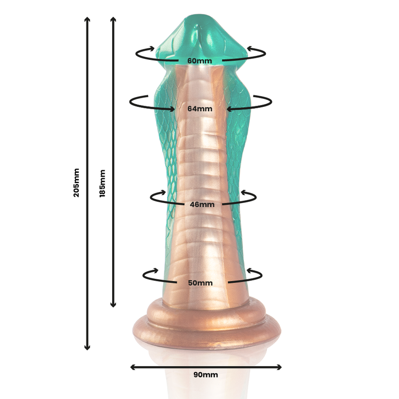 EPIC - DILDO PYTHON COBRA VERDE