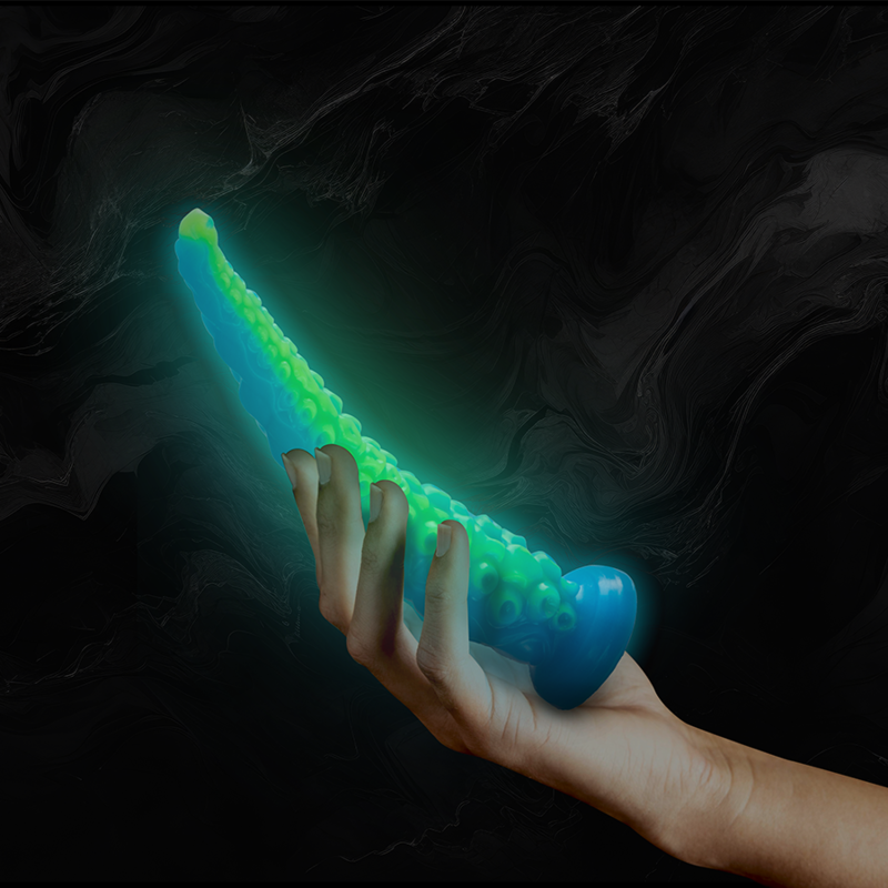 EPIC - DILDO TENTÁCULO DELGADO FLUORESCENTE SCYLLA TAMAÑO PEQUEÑO