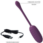 PRETTY LOVE - HUEVO VIBRADOR RECARGABLE CASPER VIOLETA