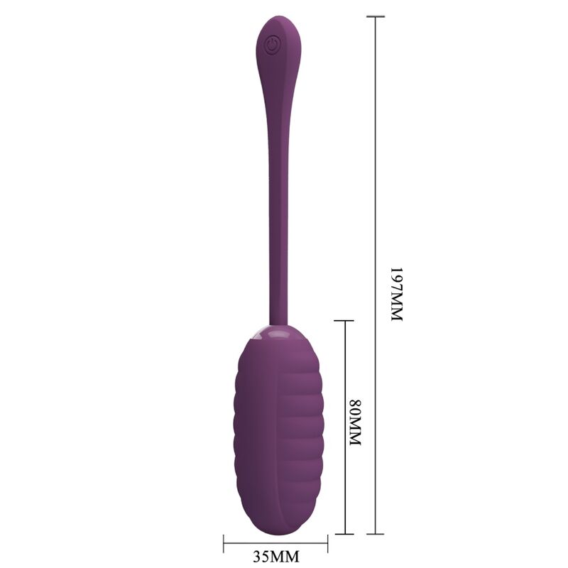 PRETTY LOVE - HUEVO VIBRADOR RECARGABLE CASPER VIOLETA