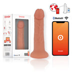 ONINDER - GRANDE DILDO VIBRANTE BOGOTÁ 9 VELOCITÀ NATURALE 22 CM - Ø 4,5 CM - APP GRATUITA