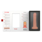 ONINDER - GRANDE DILDO VIBRANTE BOGOTÁ 9 VELOCITÀ NATURALE 22 CM - Ø 4,5 CM - APP GRATUITA