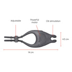 ONINDER - ANILLO VIBRADOR AJUSTABLE RECARGABLE PAMPA CON ESTIMULADOR DE CLÍTORIS 10 VELOCIDADES - APLICACIÓN GRATUITA