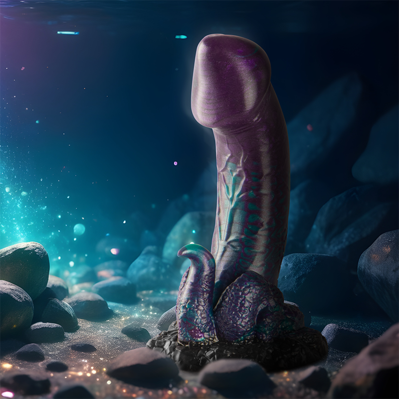EPIC - DILDO BASILIC DOBLE PLACER ESCAMOSO TAMAÑO PEQUEÑO