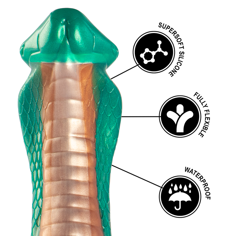 EPIC - DILDO PYTHON COBRA VERDE