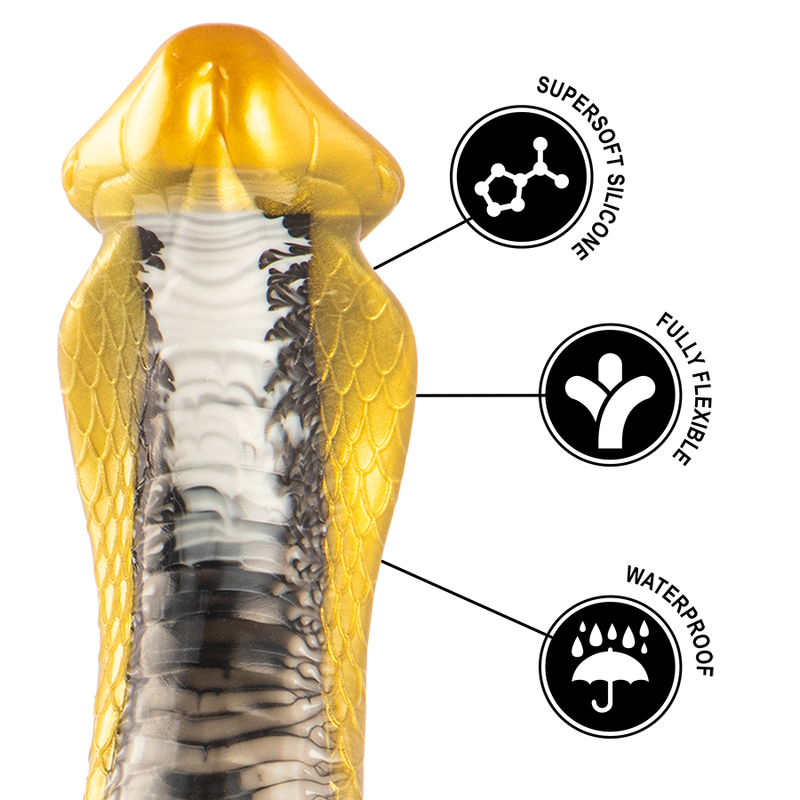 EPIC - DILDO DRAGÓN COBRA AMARILLO