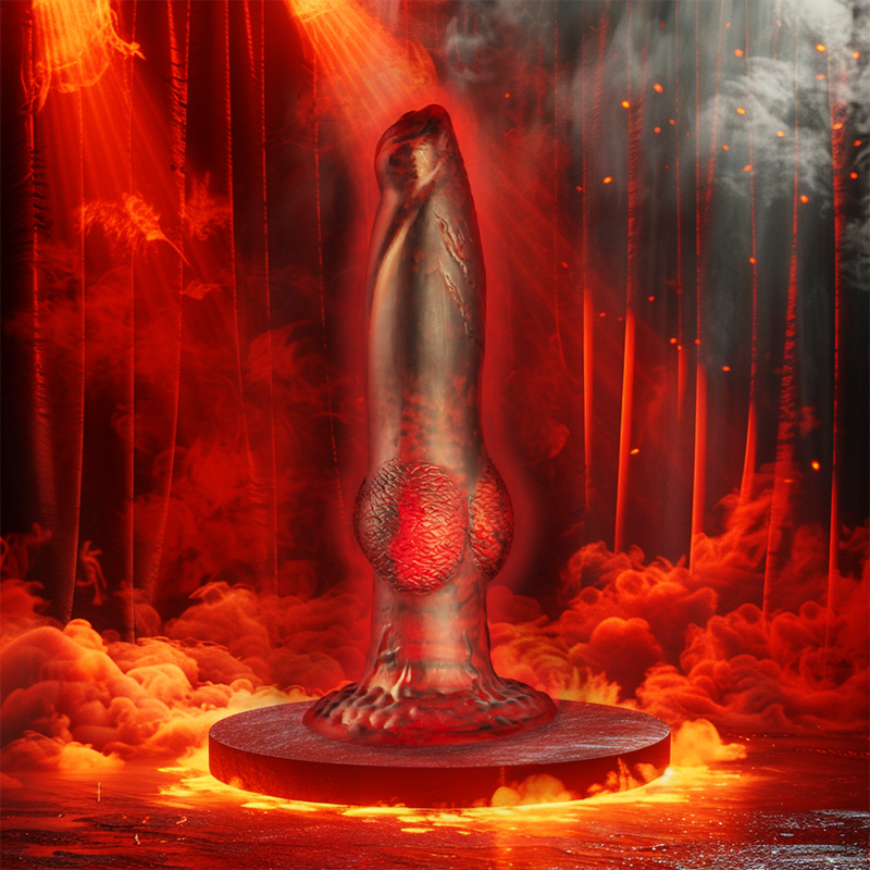 EPIC - DILDO PROMETHEUS, TITÁN EN LLAMAS, CON MANDO A DISTANCIA, RECARGABLE