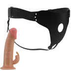PRETTY LOVE - MAVIS ARNÉS BRAGA UNIVERSAL CON DILDO DE 19 CM NATURAL