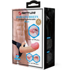 PRETTY LOVE - MAVIS ARNÉS BRAGA UNIVERSAL CON DILDO DE 19 CM NATURAL