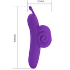 PRETTY LOVE - SNAIL POTENTE STIMOLATORE PER DITA VIOLA