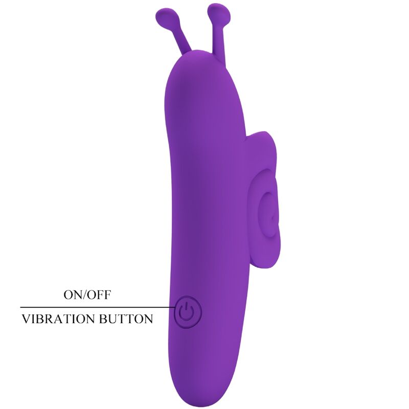 PRETTY LOVE - SNAIL POTENTE STIMOLATORE PER DITA VIOLA