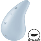 SATISFYER - DEW DROP LAY-ON VIBRATOR BLUE
