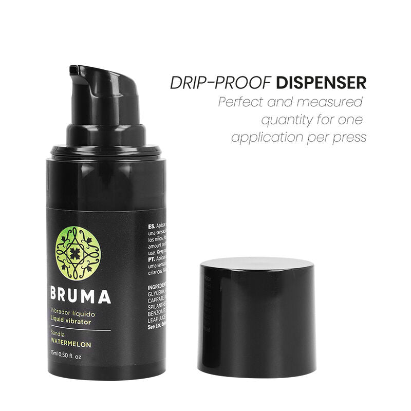 BRUMA - VIBRADOR LÍQUIDO ULTRA DESLIZANTE Sandía 15 ML