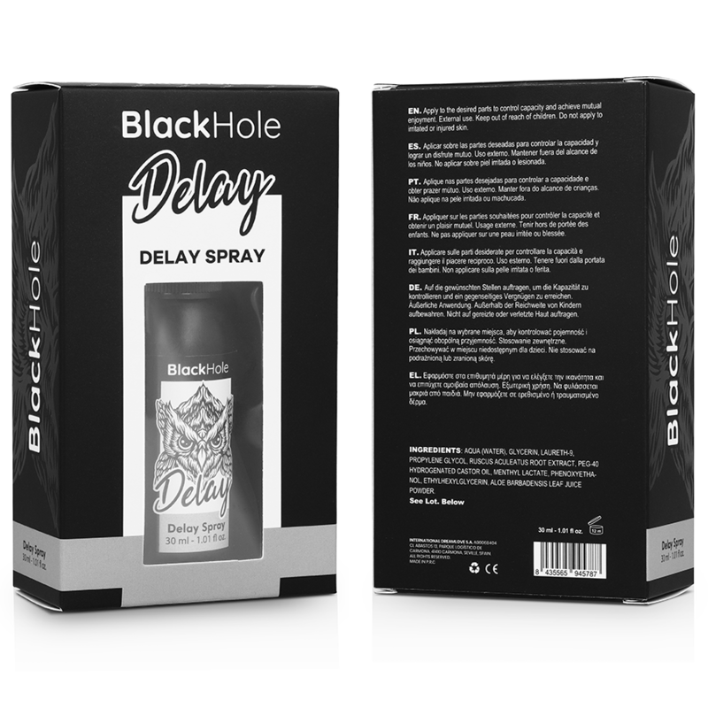 BLACK HOLE - SPRAY RITARDANTE STUD FORTE 30 ML