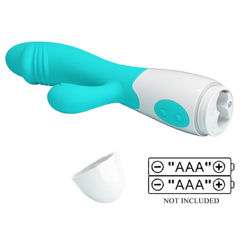 PRETTY LOVE - VIBRADOR SNAPPY PUNTO G VERDE AQUA