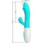 PRETTY LOVE - VIBRADOR SNAPPY PUNTO G VERDE AQUA