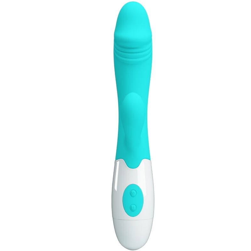 PRETTY LOVE - VIBRADOR SNAPPY PUNTO G VERDE AQUA