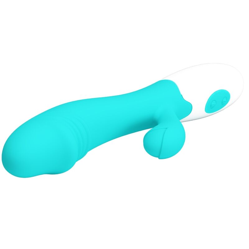 PRETTY LOVE - VIBRADOR SNAPPY PUNTO G VERDE AQUA