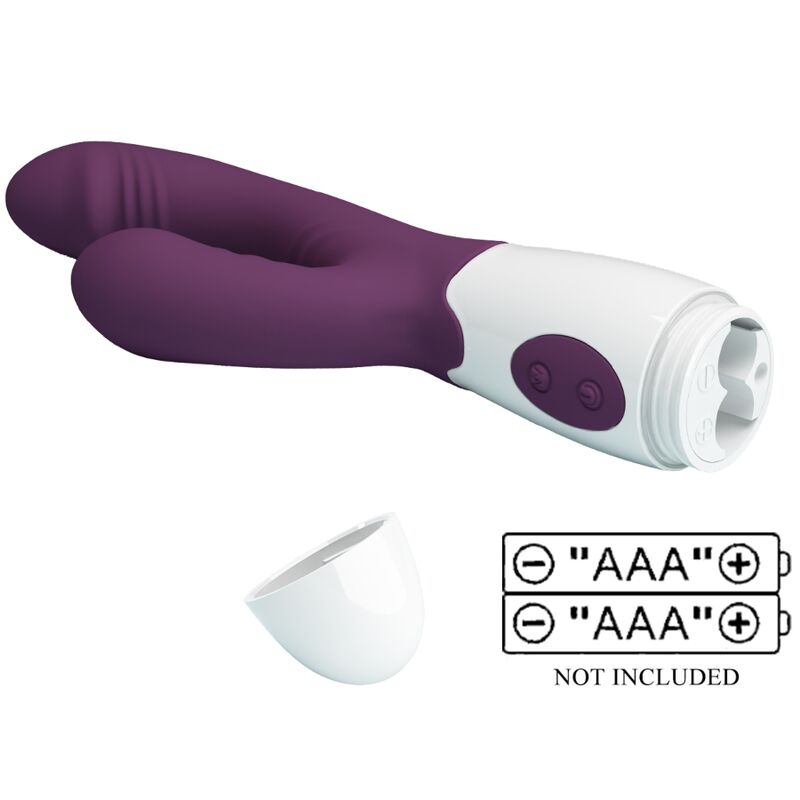 PRETTY LOVE - ANDRE VIBRADOR CONEJO Y ESTIMULADOR DE PUNTO G VIOLETA