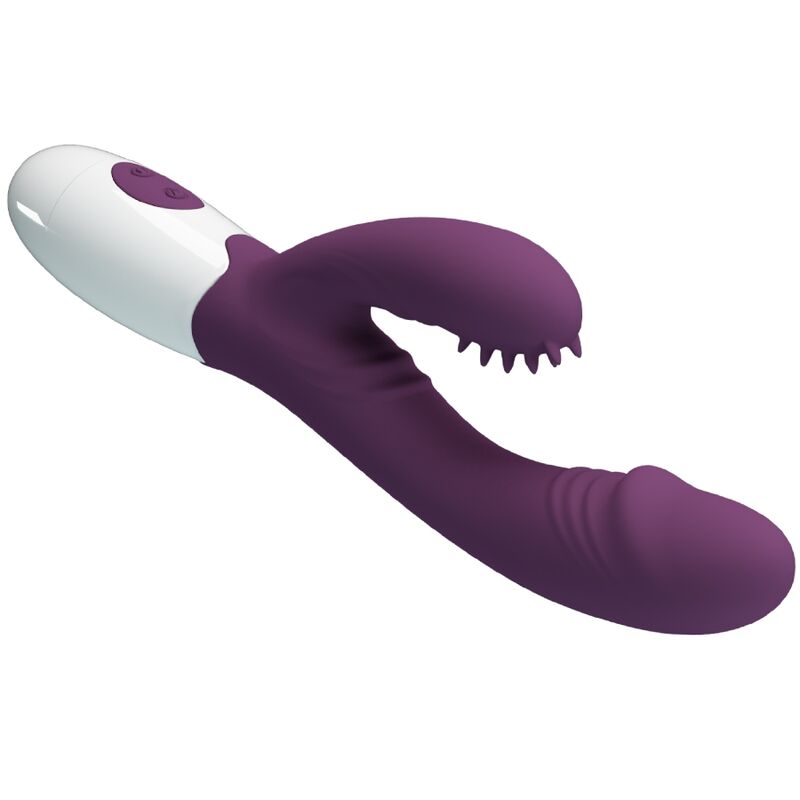 PRETTY LOVE - ANDRE VIBRADOR CONEJO Y ESTIMULADOR DE PUNTO G VIOLETA