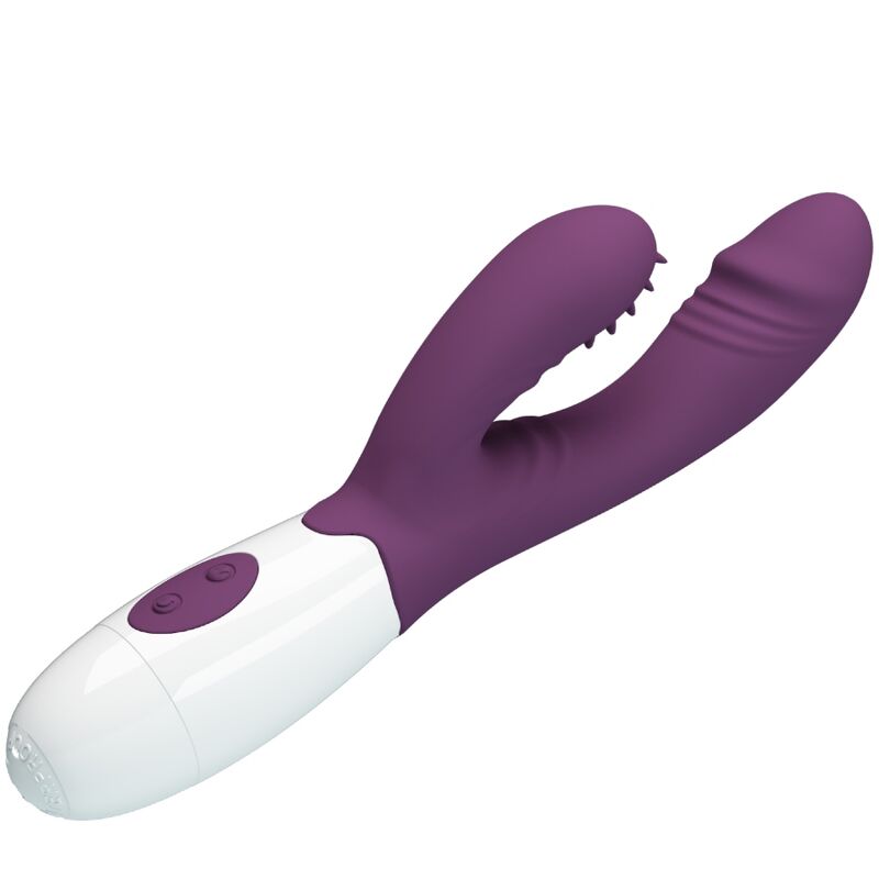 PRETTY LOVE - ANDRE VIBRADOR CONEJO Y ESTIMULADOR DE PUNTO G VIOLETA