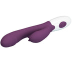 PRETTY LOVE - ANDRE VIBRADOR CONEJO Y ESTIMULADOR DE PUNTO G VIOLETA