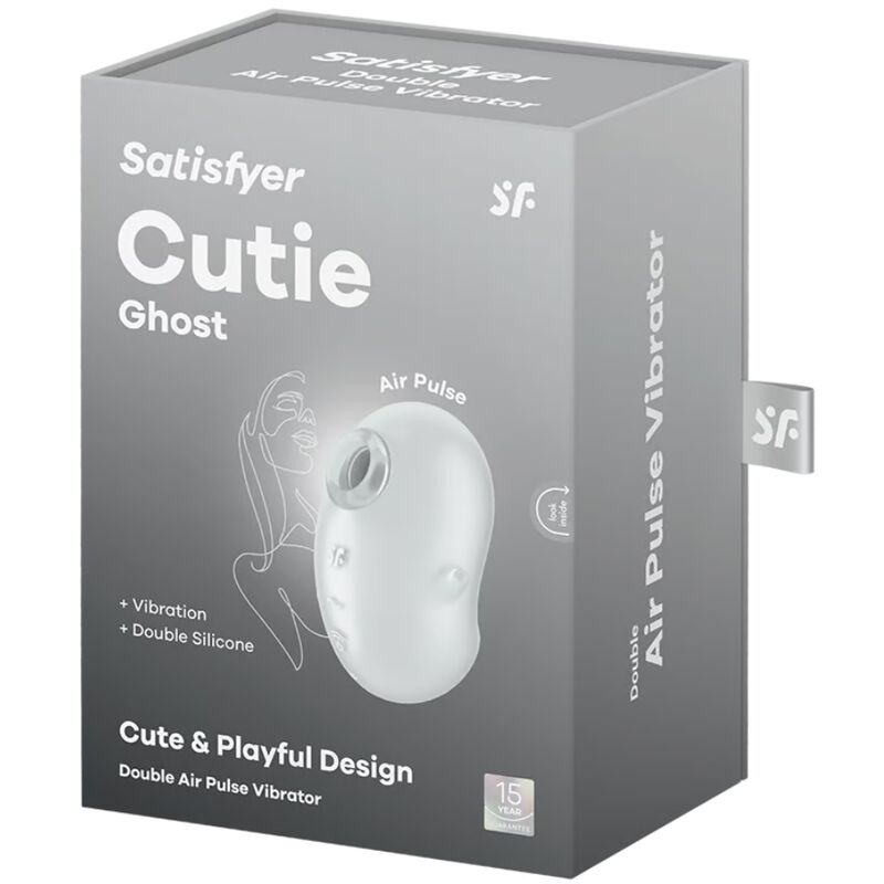 SATISFYER - CUTIE GHOST VIBRATOR WHITE