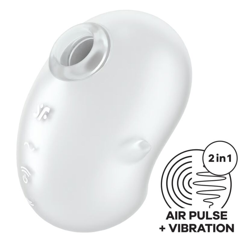 SATISFYER - CUTIE GHOST VIBRATOR WHITE