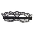 QUEEN LINGERIE - MASCARILLA DE ENCAJE FINO NEGRO
