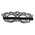 QUEEN LINGERIE - MASCARILLA DE ENCAJE FINO NEGRO
