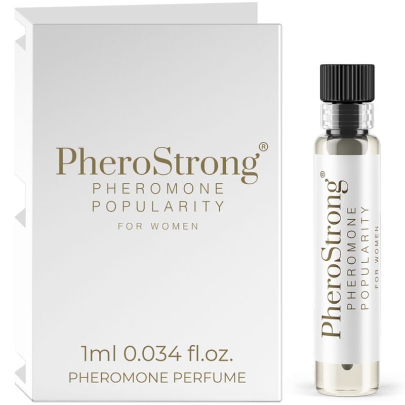 PHEROSTRONG - PERFUME CON FEROMONAS POPULARIDAD PARA MUJER 1 ML
