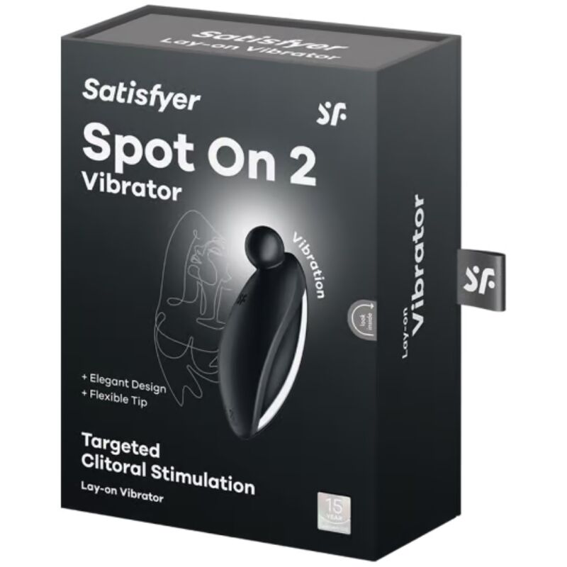 SATISFYER - SPOT ON 2 VIBRATORE A APPOGGIO NERO