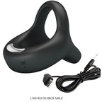 PRETTY LOVE - ELLIOTT VIBRATING RING BLACK