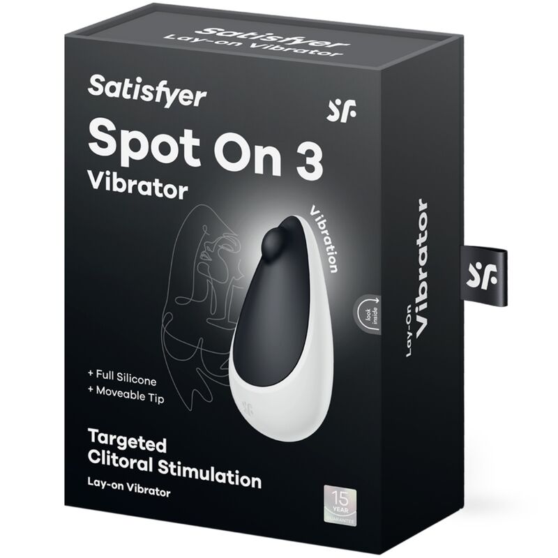 SATISFYER - SPOT ON 3 STIMOLATORE CLITORIDEO NERO